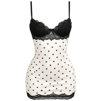 Women's Floral Print Lace Backless Sleeveless Mini Dress - Detail View 5