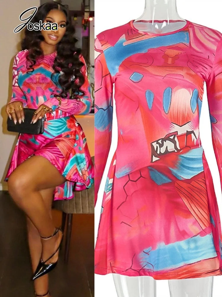 Wholesale Women's Long Sleeve Bodycon Mini Dress – Women's Fashion Wholesale – Front View