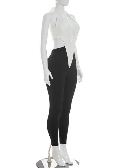 Joskaa Backless Halter Bodycon Romper - romper image 3