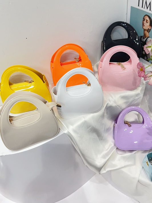 Women's Jelly PVC Mini Handbag - Front View