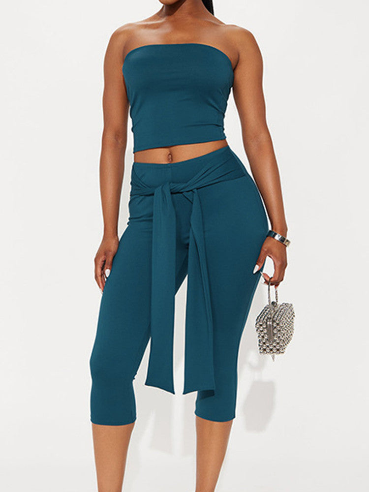 Joskaa Crop High Waist Two Piece Set - two piece set image 6