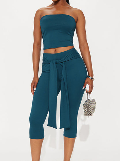 Joskaa Crop High Waist Two Piece Set - two piece set image 6
