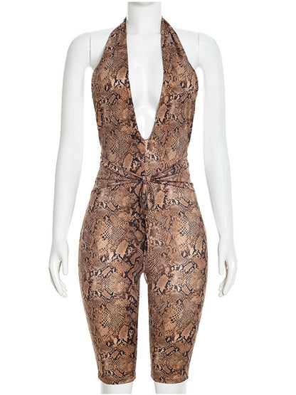 Joskaa Backless Halter Bodycon Romper - romper image 2