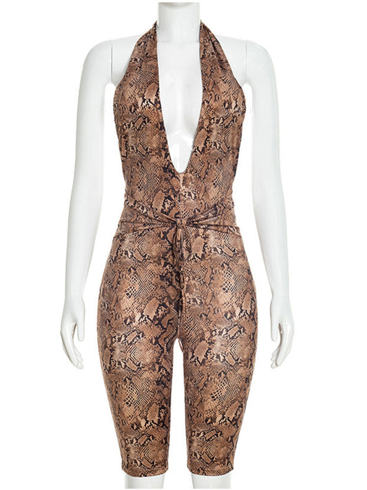 Joskaa Backless Halter Bodycon Romper - romper image 2