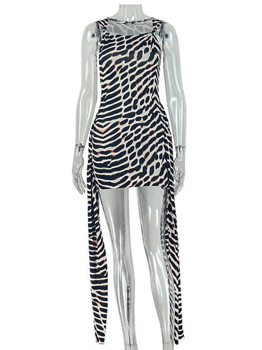 Joskaa Leopard Print Sleeveless Bodycon Mini Dress - mini dress image 2