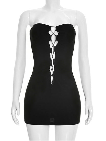 Joskaa Strapless Sleeveless Bodycon Mini Dress - mini dress image 2