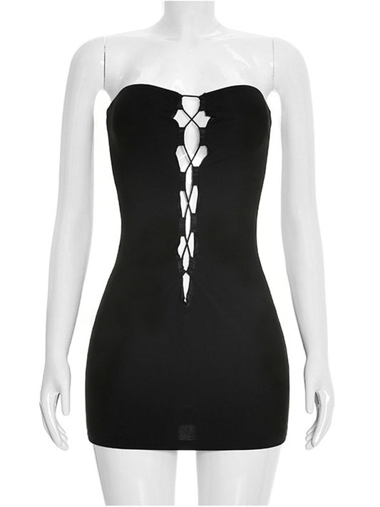 Joskaa Strapless Sleeveless Bodycon Mini Dress - mini dress image 2
