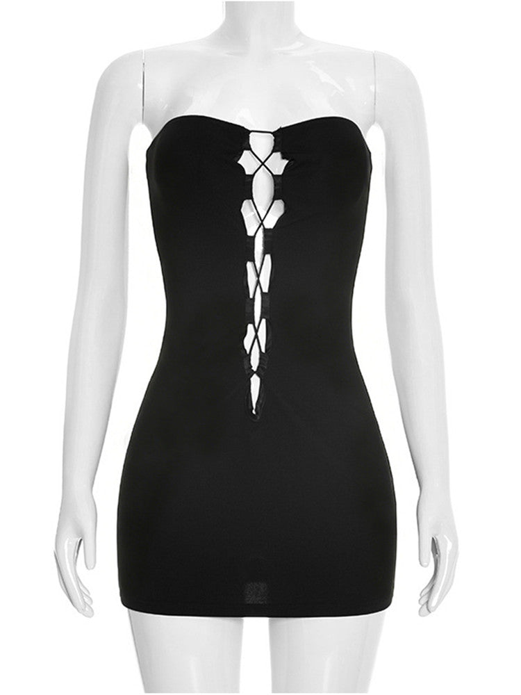 Joskaa Strapless Sleeveless Bodycon Mini Dress - mini dress image 2