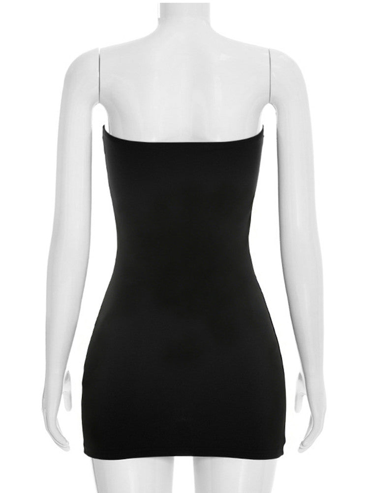 Joskaa Strapless Sleeveless Bodycon Mini Dress - mini dress image 4