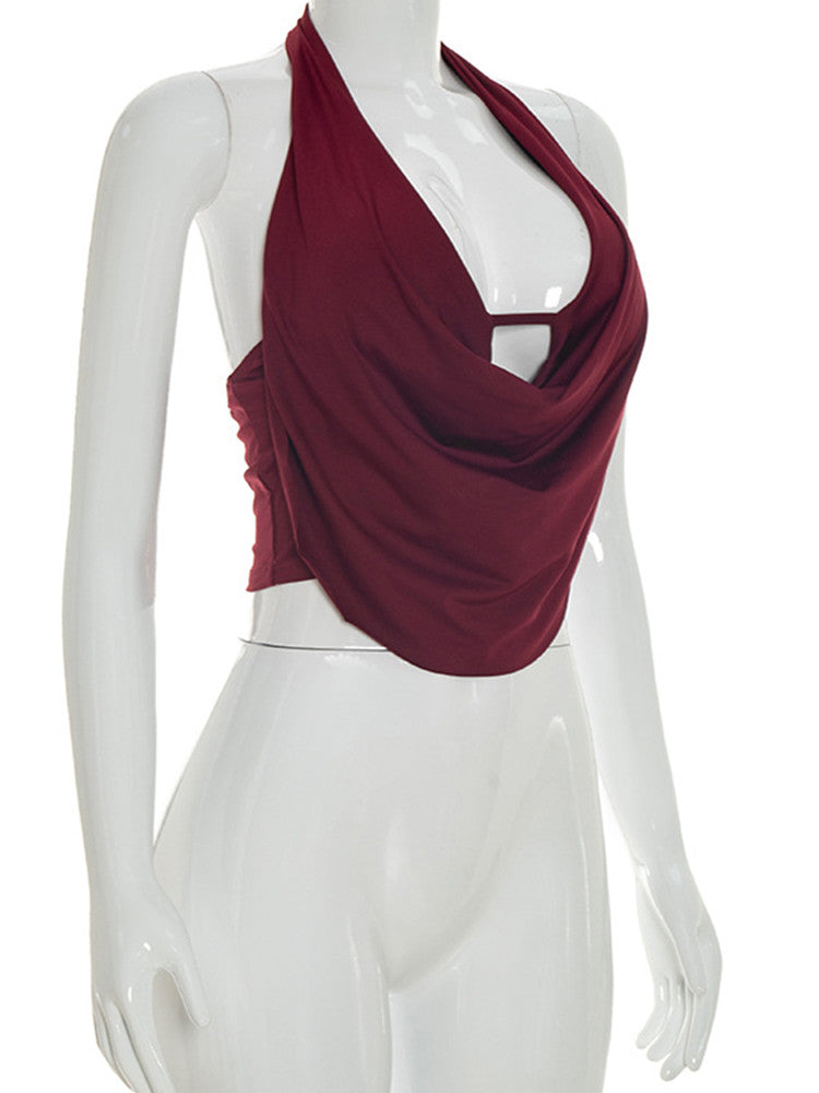 Joskaa Backless Halter Sleeveless Crop Top - top image 3