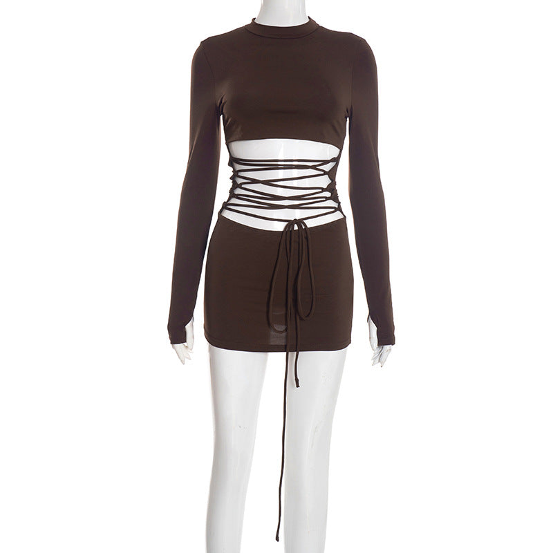 Joskaa Long Sleeve Bodycon Mini Dress - mini dress image 8