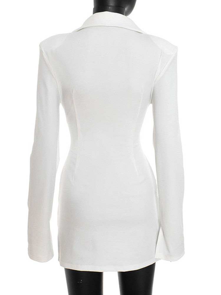 Joskaa Long Sleeve Bodycon Mini Dress - mini dress image 4