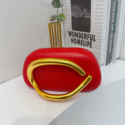 Women's Round Acrylic Evening Clutch Bag - Detail View 41