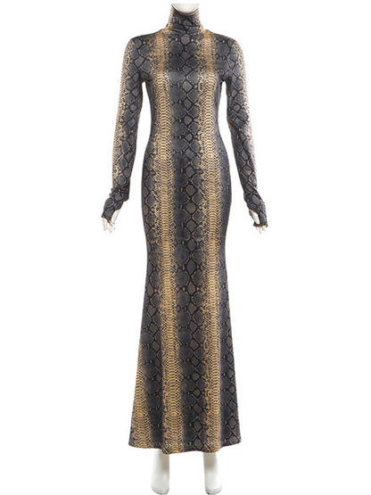 Joskaa Long Sleeve Bodycon Maxi Dress - maxi dress image 2