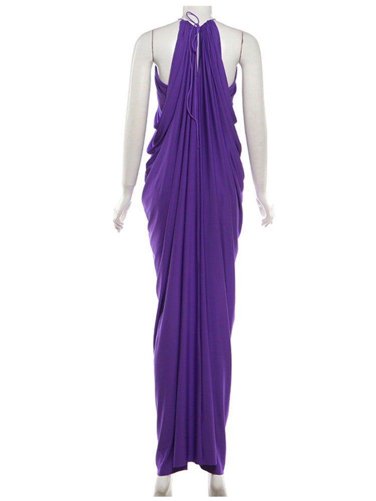 Joskaa Ruched Backless Sleeveless Bodycon Dress - bodycon dress image 4