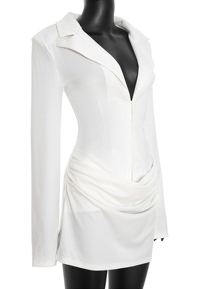 Joskaa Long Sleeve Bodycon Mini Dress - mini dress image 3