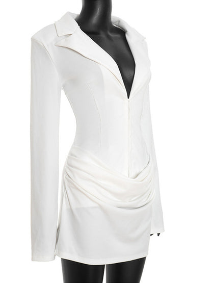 Joskaa Long Sleeve Bodycon Mini Dress - mini dress image 3
