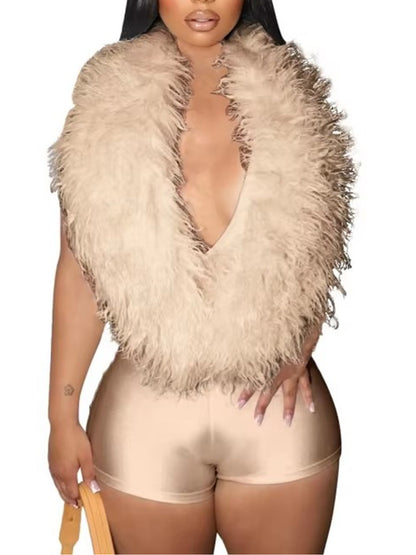 Joskaa Backless Halter Bodycon Romper - romper image 7