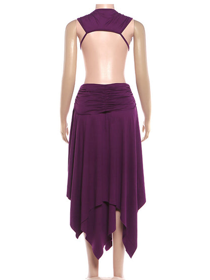 Joskaa Cutout Backless Sleeveless Bodycon Maxi Dress - maxi dress image 4