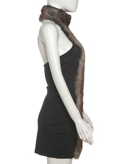 Joskaa Backless Halter Bodycon Mini Dress - mini dress image 3