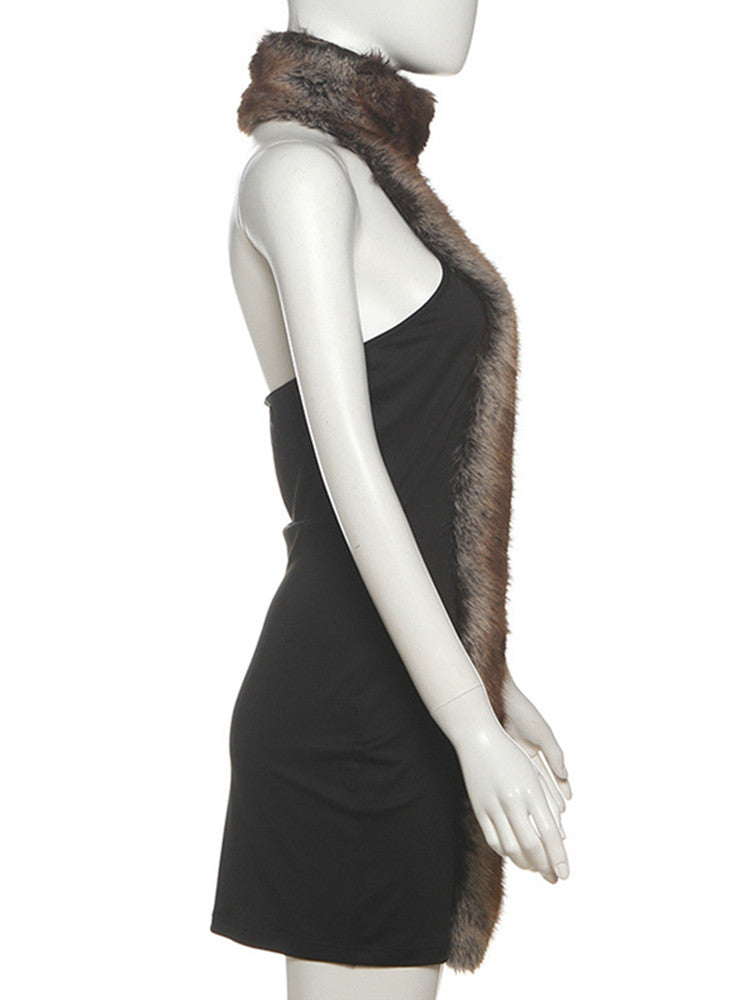 Joskaa Backless Halter Bodycon Mini Dress - mini dress image 3
