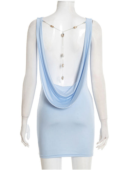 Joskaa Backless Sleeveless Bodycon Dress - bodycon dress image 4