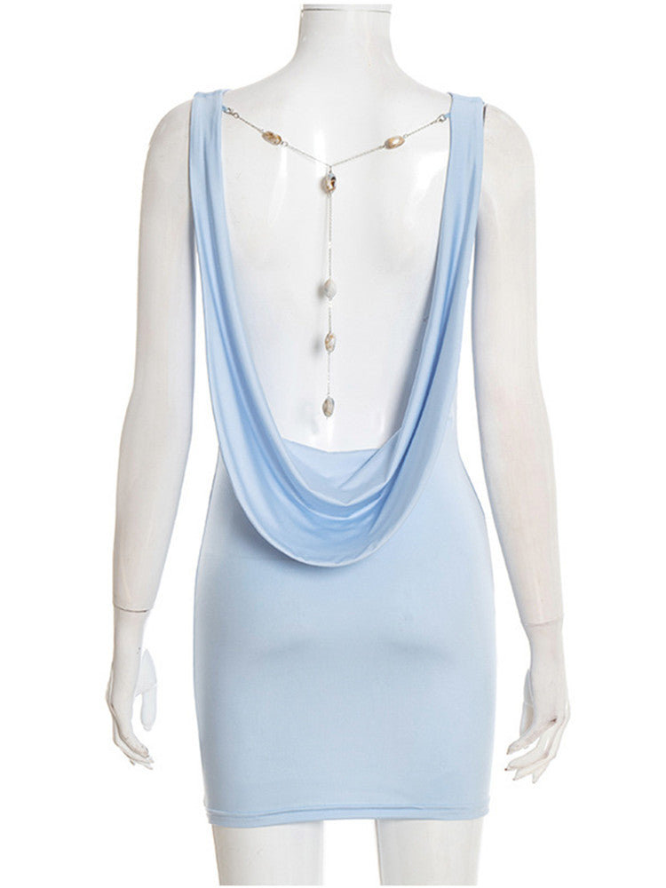 Joskaa Backless Sleeveless Bodycon Dress - bodycon dress image 4