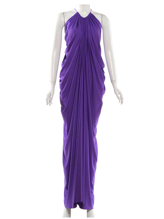 Joskaa Ruched Backless Sleeveless Bodycon Dress - bodycon dress image 2