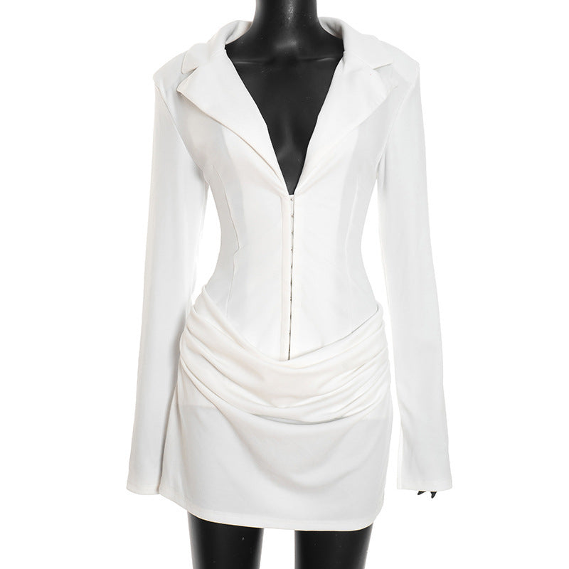 Joskaa Long Sleeve Bodycon Mini Dress - mini dress image 10
