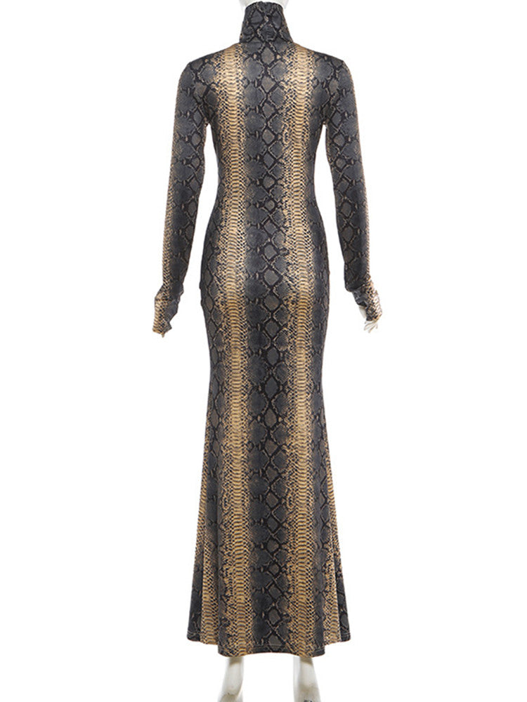 Joskaa Long Sleeve Bodycon Maxi Dress - maxi dress image 4
