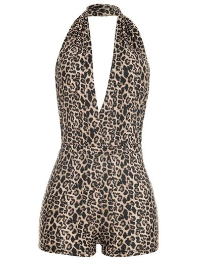 Joskaa Leopard Print Backless Women's Fashion - women's fashion image 3