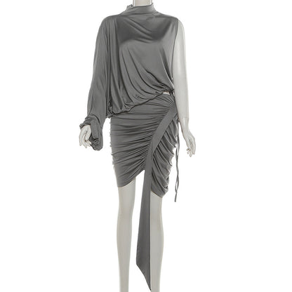 Joskaa Ruched Bodycon Two Piece Set - two piece set image 5