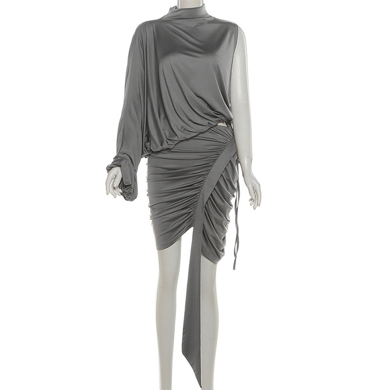 Joskaa Ruched Bodycon Two Piece Set - two piece set image 5