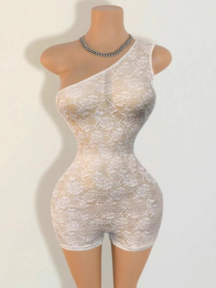 Joskaa Lace Sleeveless Bodycon Romper - romper image 3