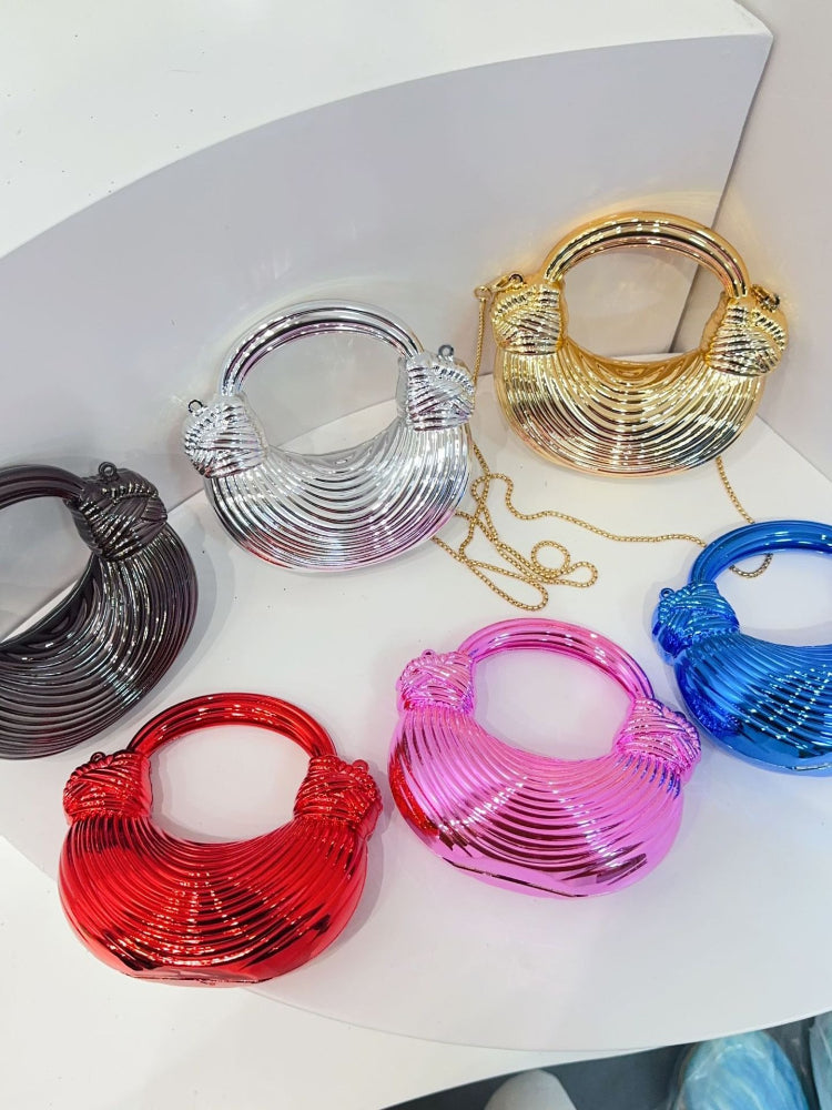 Women's Novelty Noodle Acrylic Handbag - Front View