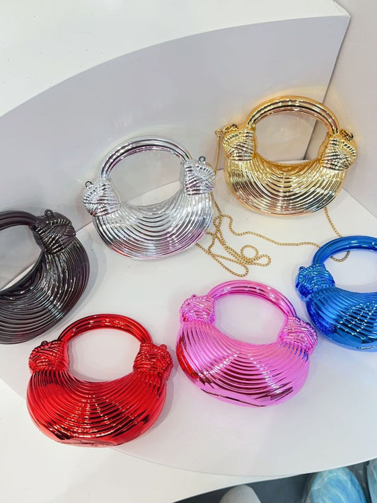 Women's Novelty Noodle Acrylic Handbag - Front View