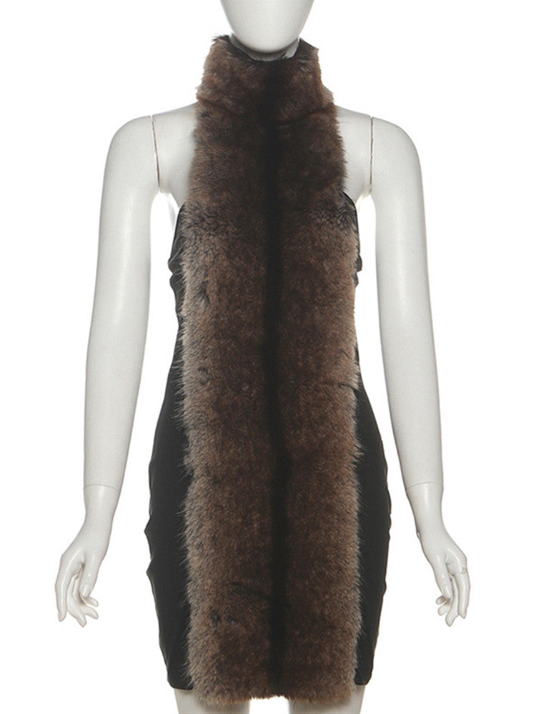 Joskaa Backless Halter Bodycon Mini Dress - mini dress image 2