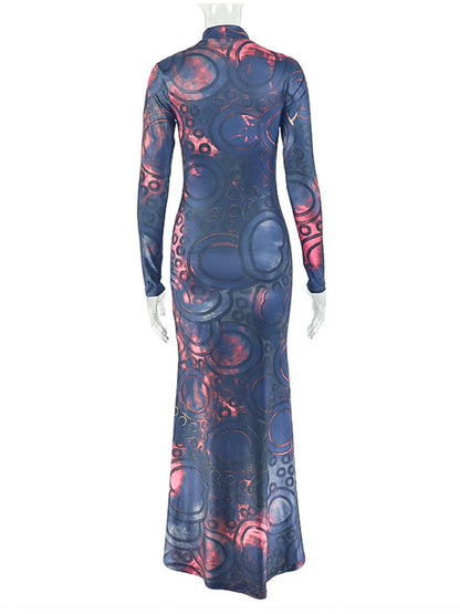 Joskaa Long Sleeve Bodycon Maxi Dress - maxi dress image 4