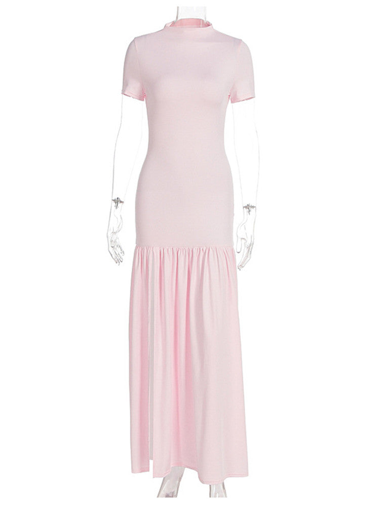 Joskaa Short Sleeve Bodycon Maxi Dress - maxi dress image 2